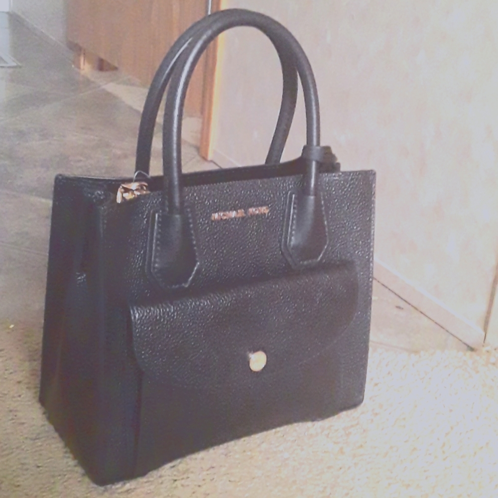 Michael kors black Leather bag